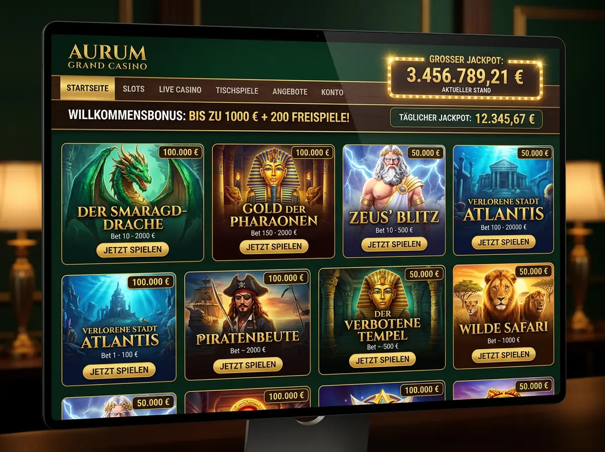 Hashlucky — Spielsaal und Angebot