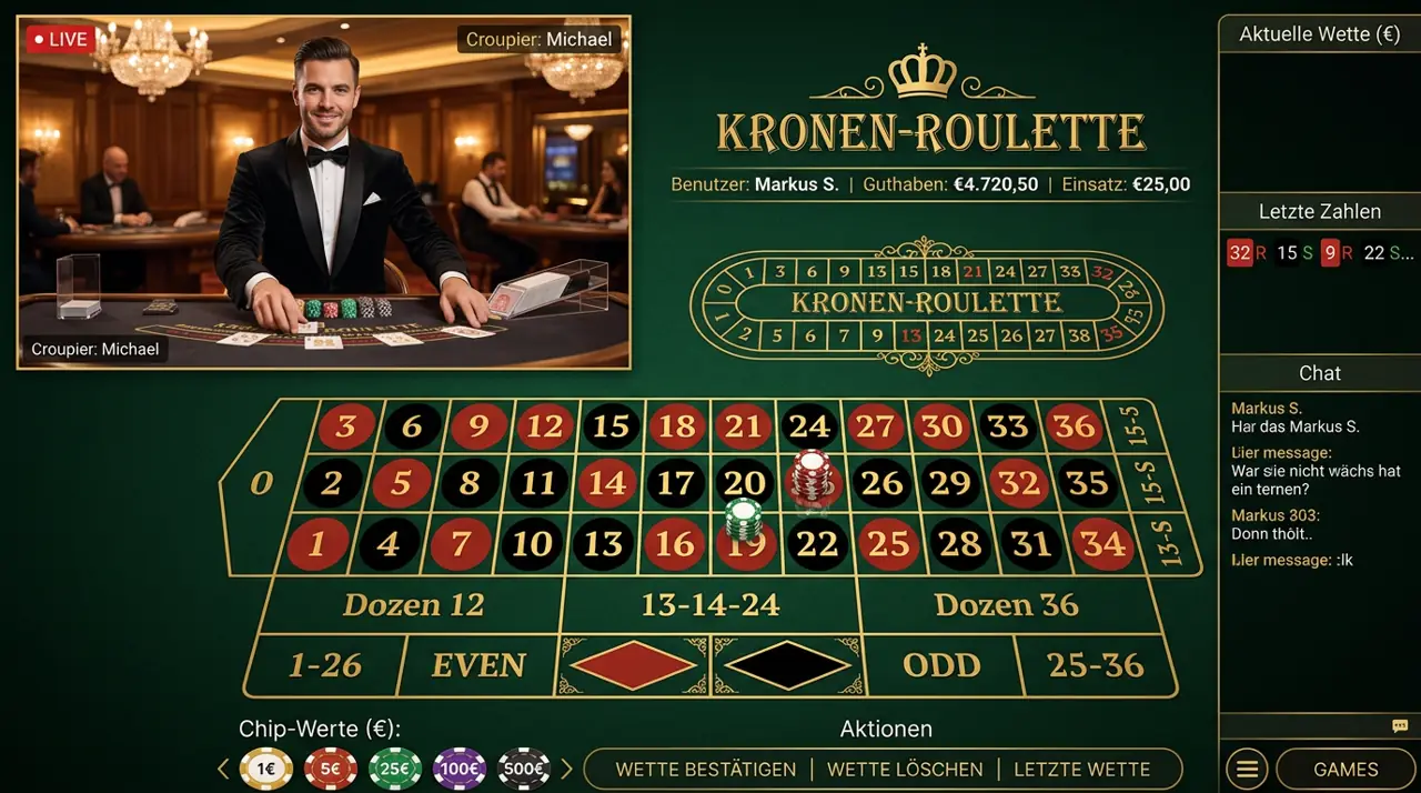 Live Dealer Casino im Hashlucky